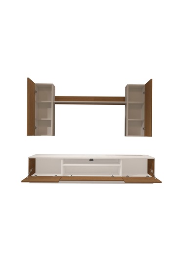 Decoraktiv Trendstyle 5d Slm Tv Ünitesi Tv Sehpası Beyaz - Ceviz