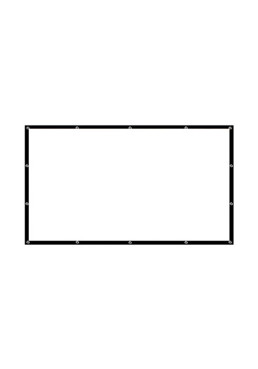 Vkemall 72 İnç 16:9 Katlanabilir Taşınabilir Projeksiyon Ekranı - Canvasten Yapılmış, Renkli Görüntü Ve Kolay Asma Özelliği