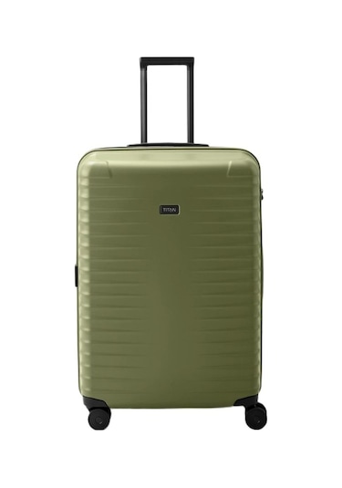 Titan Upgrade 4 Wheel Trolley L Büyük Boy Valiz Yeşil