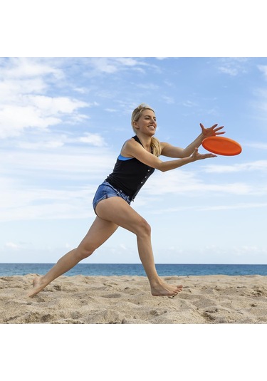 Frizbi Fırlatma Diski 5-li Set 24 Cm Bahçe Plaj Kumsal Oyuncağı