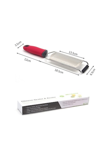 Createtech Limondaki Peynir Rendesi Paslanmaz Çelik Bıçak Peynir Dilimleyici Koruyucu Kapaklı Çikolata Kazıma Planyası Siyah