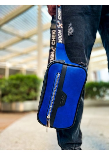 Ch101 - Poani Tablet Erkek Çanta Sıyah/mavı Çok Renkli