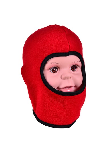 Geeroyoo Çocuklar İçin Kışlık Polar Balakava - Kırmızı, Kayak, Snowboard Ve Açık Hava Aktiviteleri İçin Kırmızı