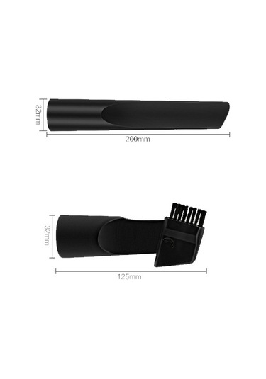 Güzel Ev Tipi Elektrikli Süpürge Aksesuarları İçin Uygundur Fırça Fırça Başlığı Kare Kıl Fırça Emiş Başlığı Seti Evrensel İç Çap 32