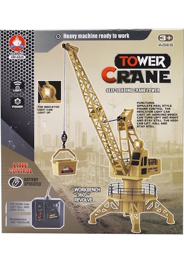 Mega Işıklı Kule Vinç Kablo Kumandalı