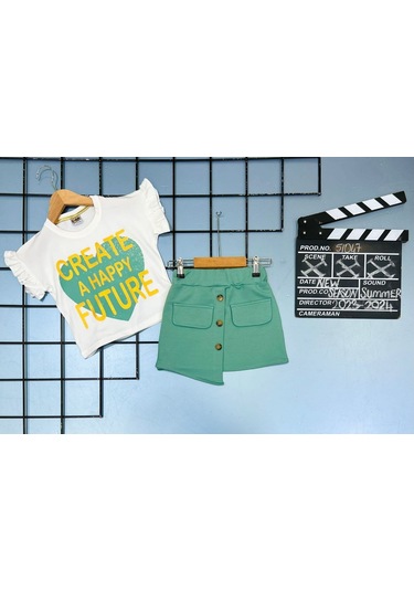 Kız Çocuk Full Lyc Süprem Etekli Takım 51047 001