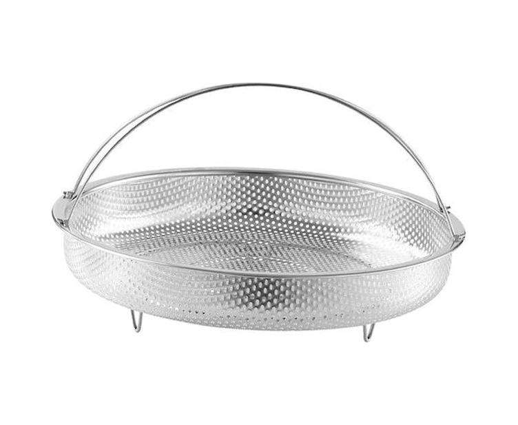 Qingmipy 304 Paslanmaz Çelik Evrensel Kullanimlı Dairesel Buhar Tepsisi, 25.5cm Boyutlu Buhar Kazanı Rakası Çok Renkli