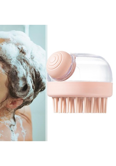 Suntek Manuel Masaj Tarak Portatif Banyo Uygun Kafa-için-pembe