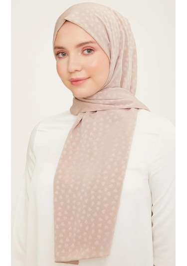 Armine Trend J.capri Şal 4 - 136 - Kalpli Vizon Bej