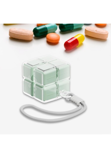 Suntek Seyahat Için Çok Yönlü İlaç Kutusu, Çanta Ve Sırt Yeşil