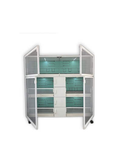 İstanbul Kafes Model 6Ys-Oy Pvc Kuş Dolabı