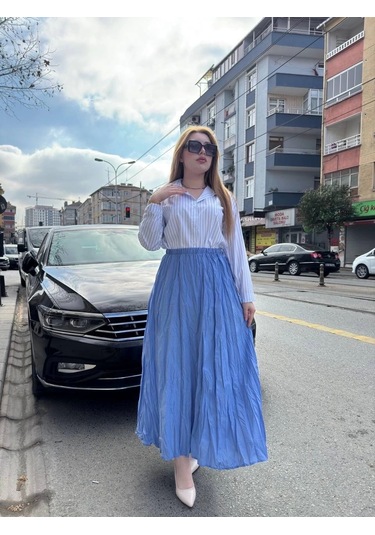 Kraş Etek Bebemavi Mavi