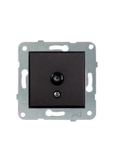 Viko Linnera Life Gece Siyahı Uydu Prizi F Konnektörlü Sonlu Çerçevesiz - 90444096
