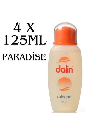 Dalin Paradise Kolonya Turuncu Kapak 4 x 125 ML