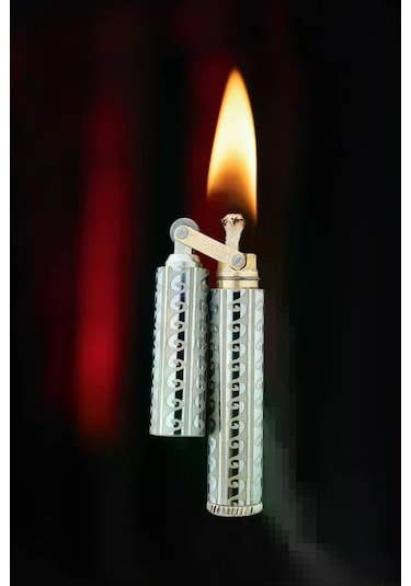 Caka Lighter Dalga Desen Benzinli Çakmak - Ckl-005