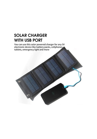 6w 5v Katlanabilir Güneş Şarj Cihazı Usb Portlu Taşınabilir Güneş Paneli Su Geçirmez Kompakt Güneş Enerjisi Telefon Şarj Cihazı Tablet Dizüstü Bilgisayar Cep Telefonları Kamp Dağ Yürüyüşü Seyahat İçin