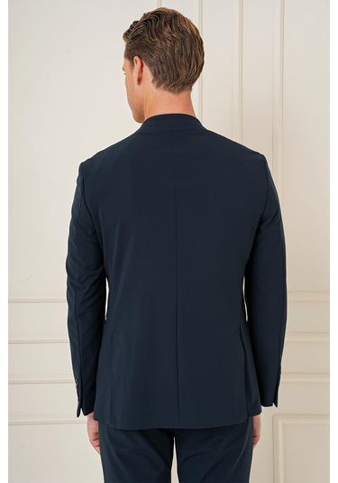 C 680 Slim Fit Lacivert Spor Ceket Lacivert
