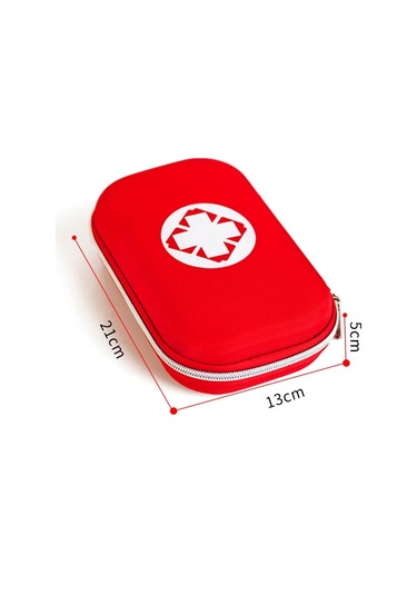 Sones 43'ü 1 Arada Eva Taşınabilir Araba Ev Açık Hava Acil Durum Malzemeleri Kiti Hayatta Kalma Kurtarma Kutusu Kırmızı