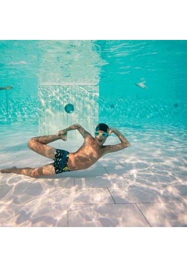 Nabaiji Xbase Yüzücü Gözlüğü Burun-Yüz Ayarlı S Boy Gözlük Mavi Çok Renkli