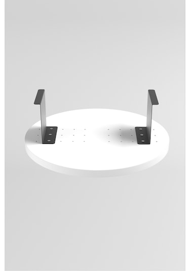 Zigon Sehpa Yan Sehpa Ayarlanabilir Tepsi Dekoratif Modern Tepsi Beyaz Beyaz