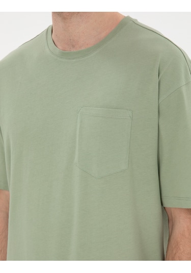 Pierre Cardin Erkek Çağla Tişört Basic 50306991-vr016 Çağla