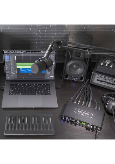 Motu M6 | 6-giriş/4-çıkış 24bit/192kHz USB-C (Type C) Ses Kartı