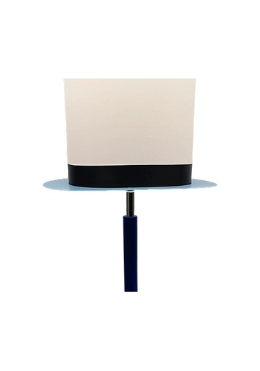 Gitar Tasarım Ahşap Abajur Lacivert Siyah