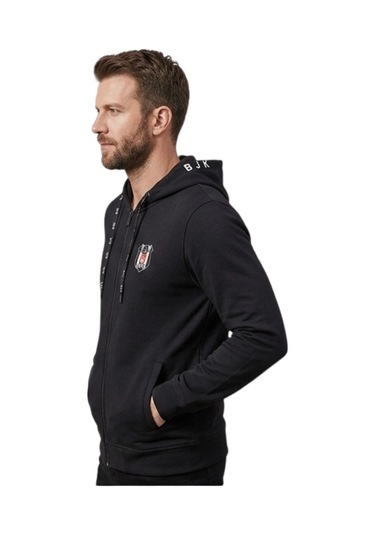 Beşiktaş Lisanslı Spor Okulları Siyah Yetişkin Sweat
