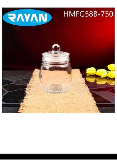 Cam Kavanoz 750 Cc Royaleks-hmfg58b-750 Çok Renkli