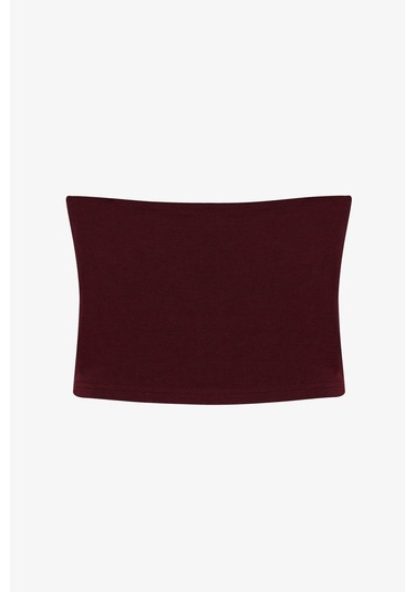 Quzu Bordo Kadın Bluz 23369 Bordo