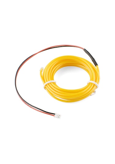 El Wire Neon İp Led - Sarı 3m