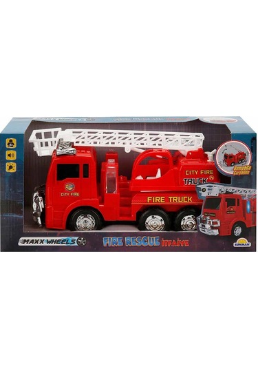 Çarp Dön Sesli ve Işıklı İtfaiye Aracı