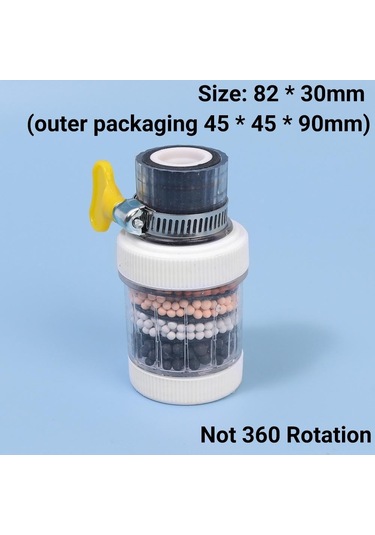 Neevoyu Ev Filtre Takımı: 360 Derece Döner Mutfak Su Arıtıcı, Aktif Karbonlu, Evcil Su Filtresi, Ev Aksesuarı Temel Beyaz Diğer