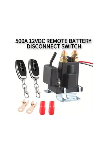 Elmpaly 500a 12v Araç Uzaktan Kumandalı Akü Anahtarı Karavan Motosiklet Ve Tekne İçin 12 Volt Akü Izolatör Rölesi
