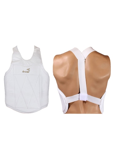 Dosmai Karate Göğüs Koruyucu Beyaz L Ko391 Beyaz