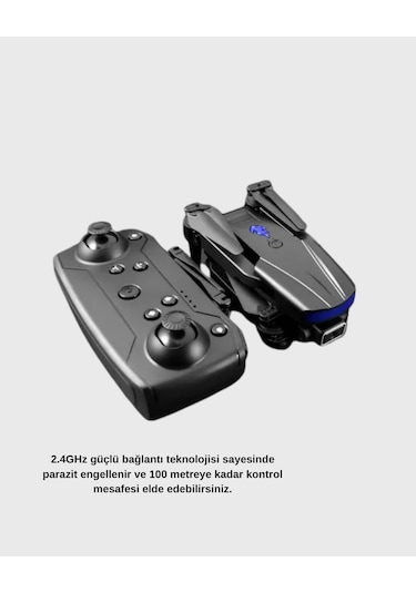4k Katlanabilir Drone Uzaktan Kontrollü Wi-fi Görüntü Aktarımlı -