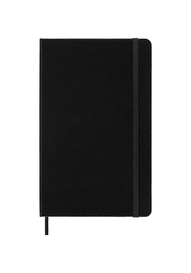 Moleskine Çizgili Siyah Defter L Boy Sert Kapak
