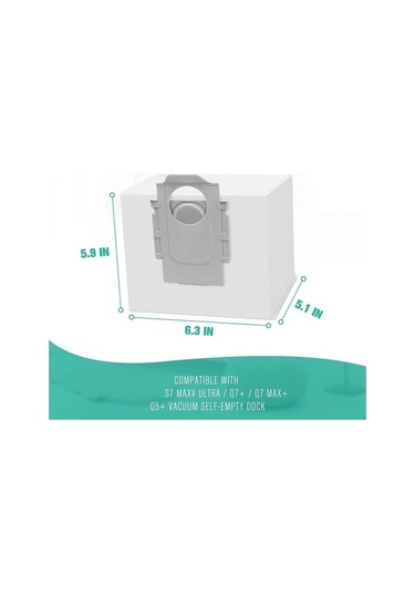 Unimarket S7 Max V, S7 Max V Plus, G10s, G10s Pro, Max Robot Süpürge Aksesuarları Için Toz Torbası 20 Adet Süpürge Yedek Parçaları 20 Adet