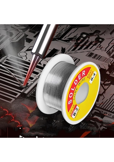 Suntek Devre Kartları Için Lehimleme Makarası Teli 0,4-mm