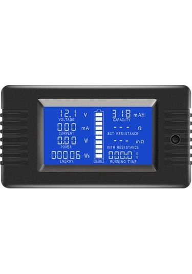 Moly Dc Voltmetre Ampermetre Lcd Ekran Dijital Wattmetre Xiaoguang Multimetre Test Cihazı 100a