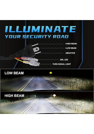 Motion003 Nlpearl 12.7x17.78 Cm 55w Led Far 2 Adet 4x4 Araç Uyumlu 12-24v 3000 Lümen Üstü P