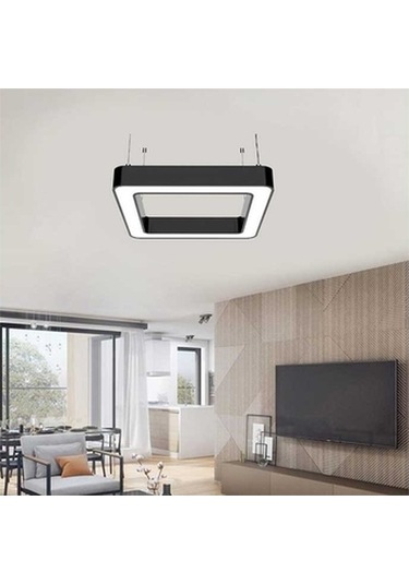 50cm Radius Kare Lineer Armatür