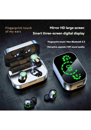 Maiyame Yd03 Tws Bluetooth Kulaklık: Yüksek Kaliteli Ses, Mikrofonlu, Büyük Kapasiteli Şarj Kutusu Ve Led Sayıcı