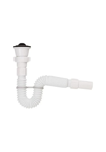 Japar Lavabo Sifonu 50 Mm Çıkışlı Beyaz