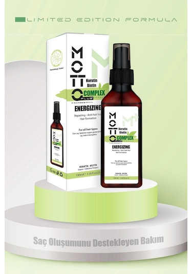 Motto Plus  Keratin Biotin Özlü Dökülme Karşıtı Ve Saç Yoğunlaştırıcı Üst Düzey Bakım Yağı 100 ML