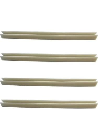 Geçmeli Kapı Altı Isı Yalıtım Süngeri Eşik Süngeri (6 Adet) Beyaz