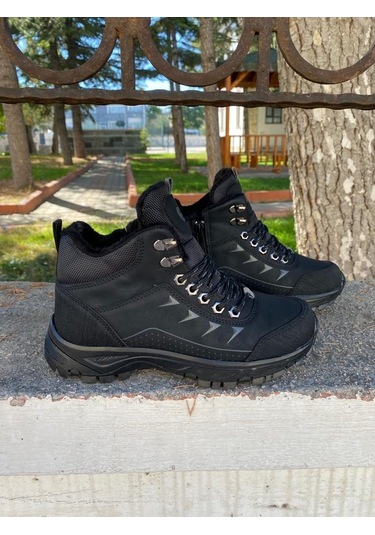 Pabuçhan 0941 Erkek Çocuk Suya Ve Soğuğa Dayanıklı Bot Siyah