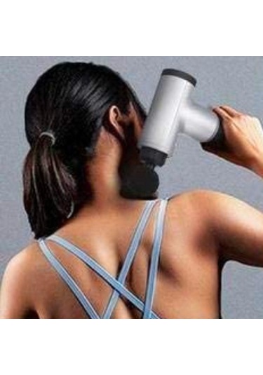 Büro Ev Ofis Personel Bakımı İçin 6seviye Titreşimli 4başlı Maksi Masaj Aleti Gri