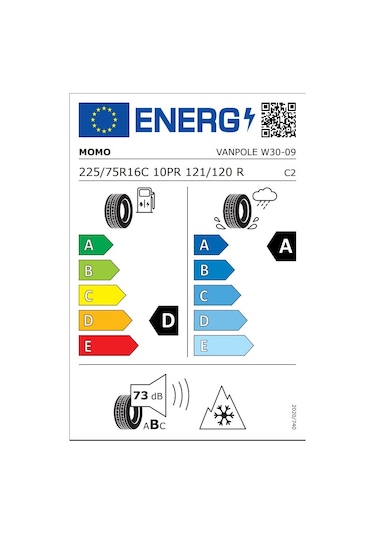 Momo 225/75 R16 121/120H Van Pole W-30 Kış Lastiği 2025