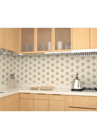 Tuqco Doğaltaş Starline Traverten Mix Honlu Mermer Mozaik